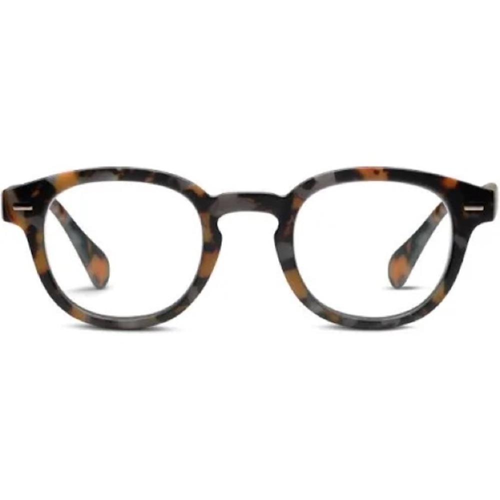 PEEPERS NWT headliner reading glasses -gray botanico -1.00